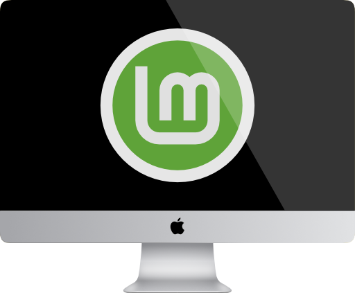 iMac running Linux Mint from Debian
