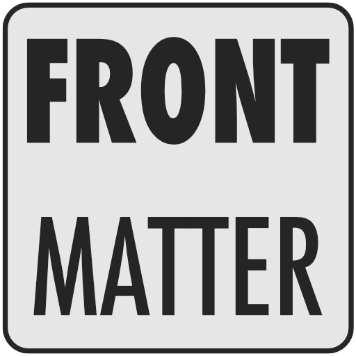 FrontMatter
